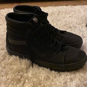 Black Vans size 9.5
